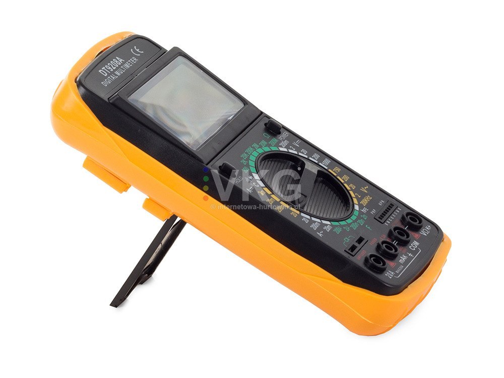 cyfrowy multimetr temperaturą DT9208A wyświelacz LCD sonda